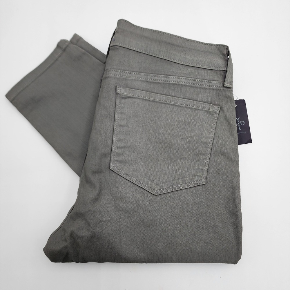 NYDJ Super Skinny Jeans Womens 10 Olive Stretch Lift Trck Preppy Denim Pants NWT